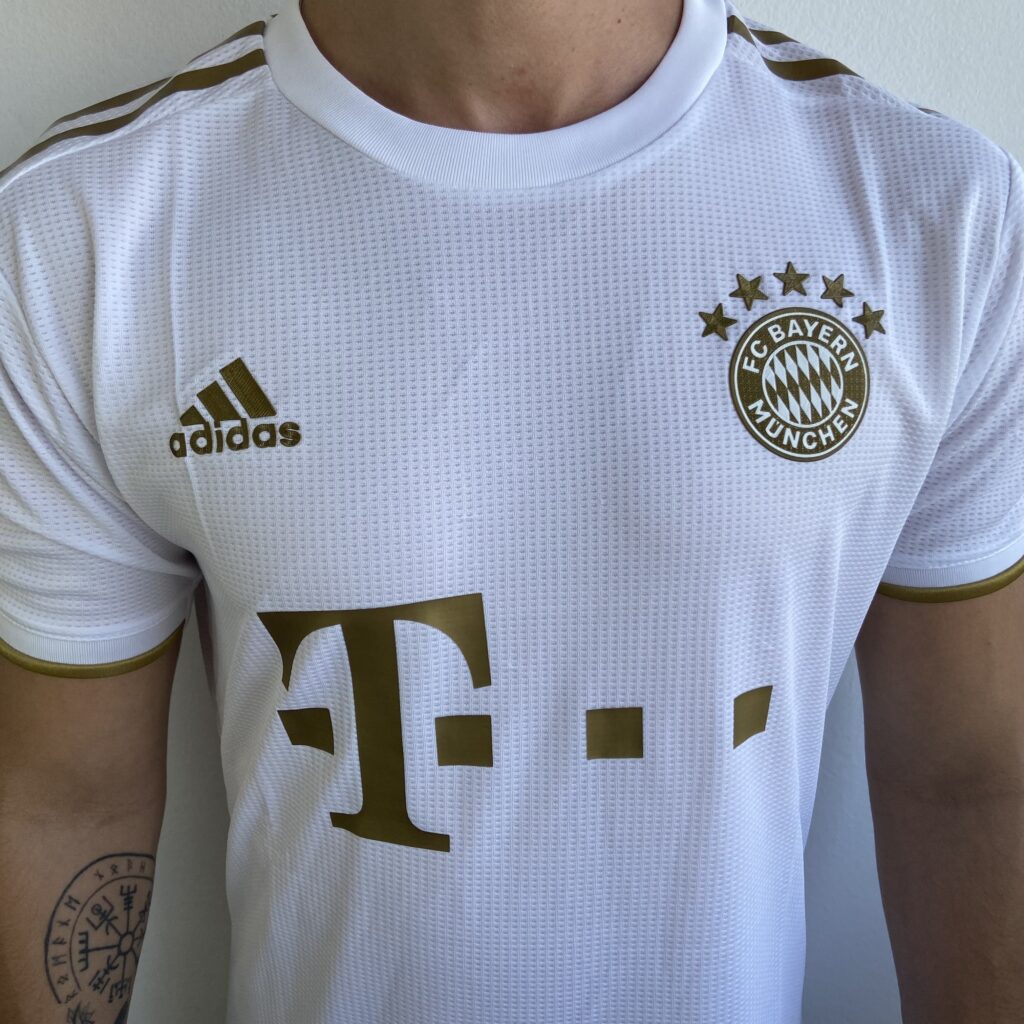 Camisa Bayern Munique Away Jogador 2023 Adidas Branca TOKSTILO