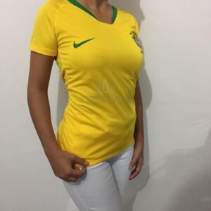 Camisa Brasil Seleção Brasileira Home Amarela Feminina 18/19 Nike – TOKSTILO