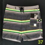 Bermuda Hurley Cinza com Tons de Verde (37)
