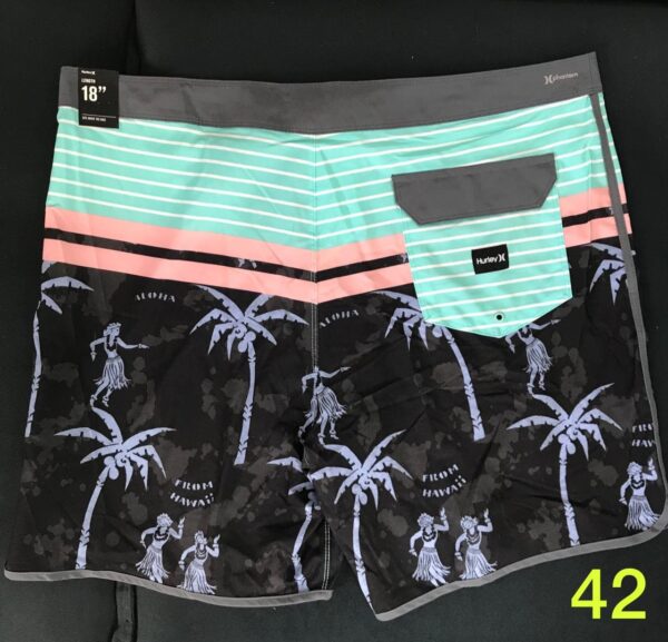 7ebac008-d8d7-4191-af4f-b778d1f8537c Bermuda Hurley Hawaii Verde (42) - Imagem 2