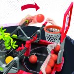 Brinquedo De Mesa De Basquete - Mini Jogo DeBasquete Com 10 Bolas - Imagem 3