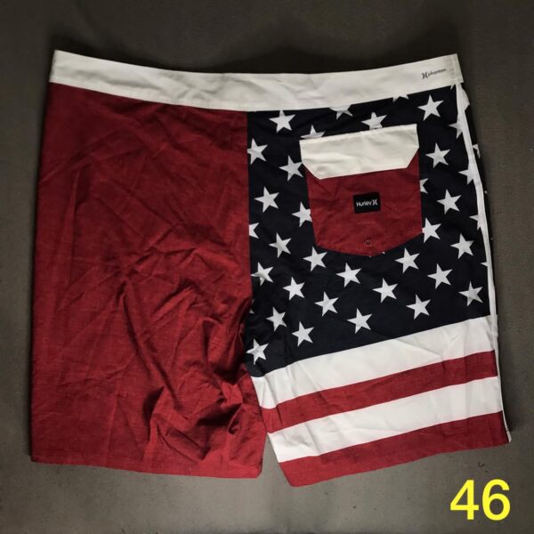 461 Bermuda Hurley USA Vermelho (46) - Imagem 2