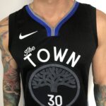 Camiseta Regata NBA Golden States Warriors Curry 30 City Edition Preta 2021 Nike - Imagem 2