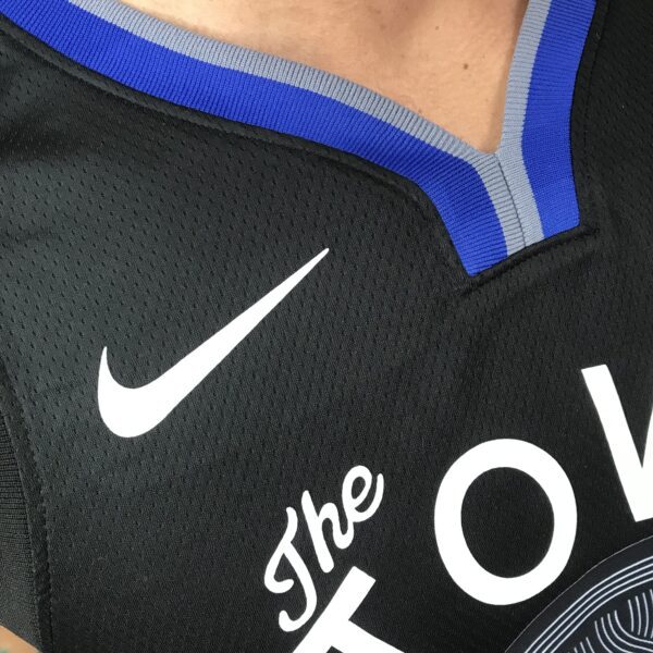 Camiseta Regata NBA Golden States Warriors Curry 30 City Edition Preta 2021 Nike - Imagem 3