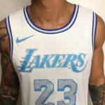 Camiseta Regata NBA Los Angeles Lakers LeBron James 23 City Edition Nike - Imagem 2