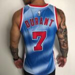 Camiseta Regata Basquete NBA Brooklyn Nets Classic Edition Swingman Durant 7 Nike - Imagem 6