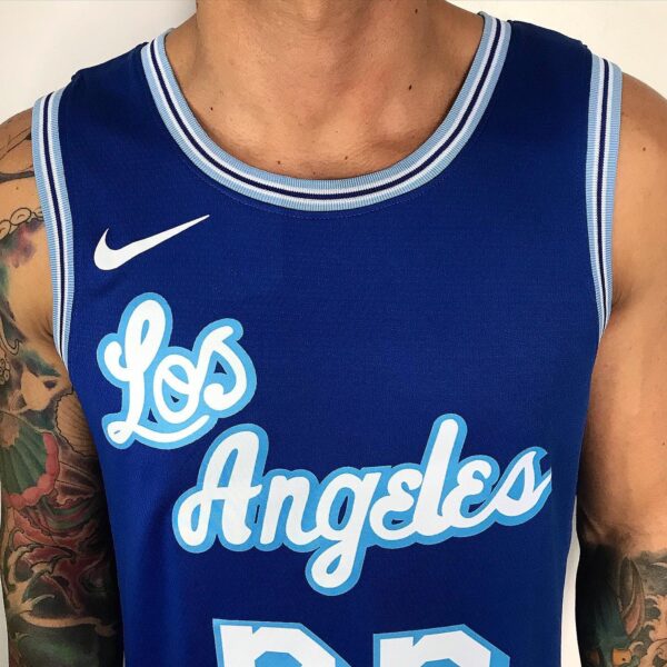 Camiseta Regata NBA Los Angeles Lakers LeBron James 23 Classic Edition Nike - Imagem 2