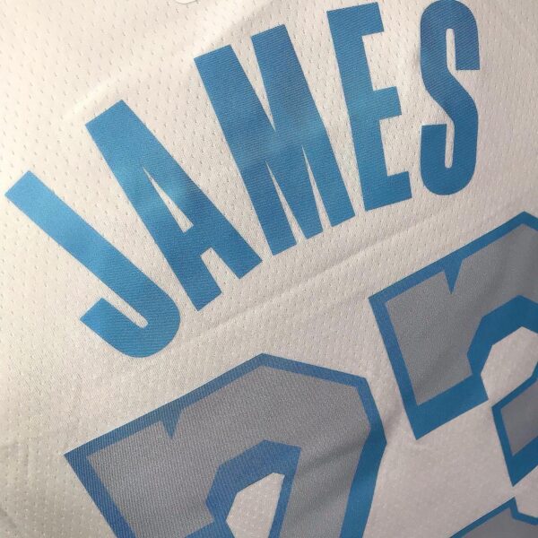Camiseta Regata NBA Los Angeles Lakers LeBron James 23 City Edition Nike - Imagem 9