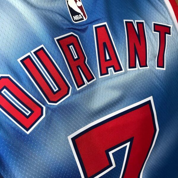 Camiseta Regata Basquete NBA Brooklyn Nets Classic Edition Swingman Durant 7 Nike - Imagem 7