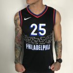 Camiseta Regata NBA Philadelphia 76ers Simmons 25 City Edition Nike
