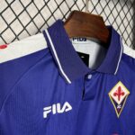 Camisa Retrô Fiorentina Home 9 Gabriel Batistuta 1998/99 Roxa Fila - Imagem 22