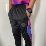 Calça Longa Paris Saint-Germain - PSG Preta com Rosa 2022 Jordan