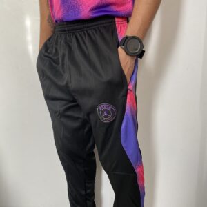 Calça Longa Paris Saint-Germain - PSG Preta com Rosa 2022 Jordan
