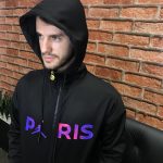 Corta Vento Casaco Jaqueta PSG - Paris Saint-Germain - Com Capuz 2022 Jordan - Imagem 2