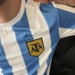 Camisa Retrô Clássica Seleção Argentina - Adidas Masculina - Branca Azul - 1978 - Imagem 3