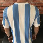 Camisa Retrô Clássica Seleção Argentina - Adidas Masculina - Branca Azul - 1978 - Imagem 5