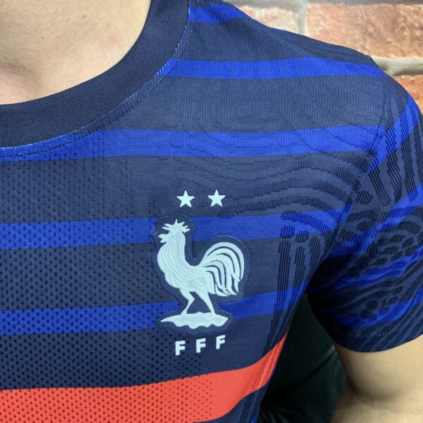 Camisa Seleção França Home Versão Jogador 2022 Nike Azul - Imagem 3