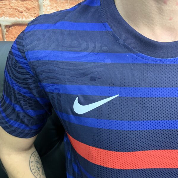 Camisa Seleção França Home Versão Jogador 2022 Nike Azul - Imagem 4