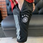 Calça 3/4 Seleção Alemanha Adidas Preta e Branca - Imagem 2