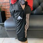 Calça 3/4 Seleção Alemanha Adidas Preta e Branca - Imagem 3