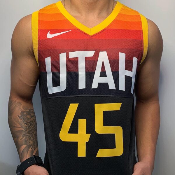 Camiseta Regata NBA Utah Jazz Mitchell 45 City Edition Nike - Imagem 4