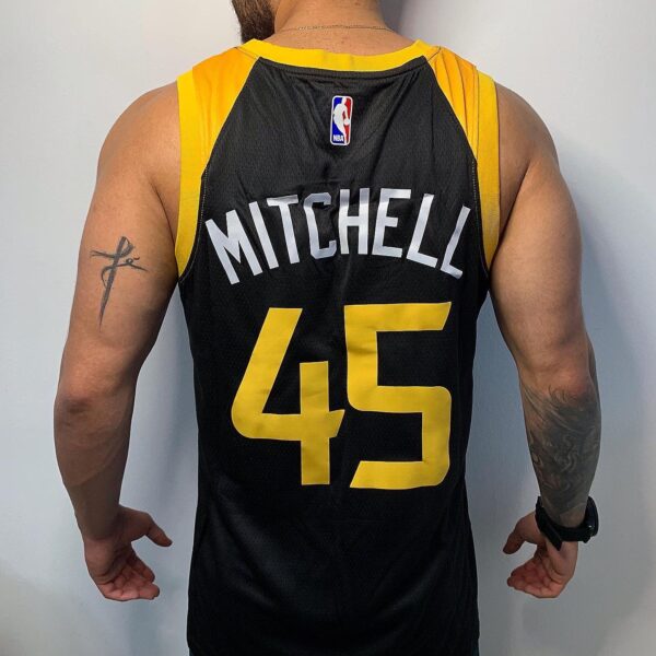 Camiseta Regata NBA Utah Jazz Mitchell 45 City Edition Nike - Imagem 8