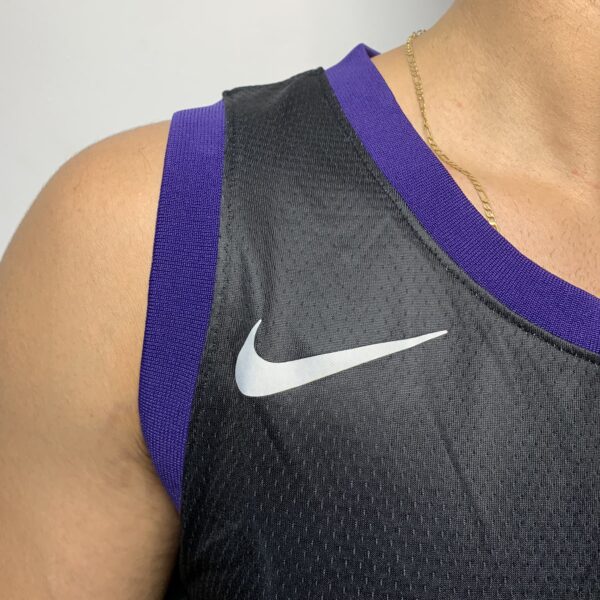 Camiseta Regata NBA Phoenix Suns Booker 1 City Edition Preta 2021 Nike - Imagem 4