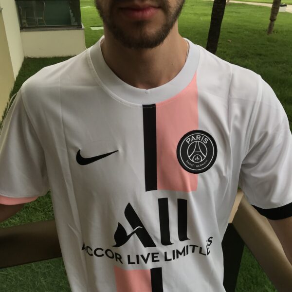 IMG_5176 Camisa PSG Paris Saint-Germain Away Branca Torcedor 2022 Nike Messi 30 - Imagem 2