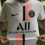 Camisa PSG Paris Saint-Germain Away Branca Torcedor 2022 Nike Messi 30 - Imagem 5