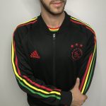 Casaco Jaqueta Ajax Bob Marley 2022 Preto Reggae Adidas