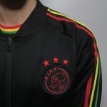 Casaco Jaqueta Ajax Bob Marley 2022 Preto Reggae Adidas - Imagem 3