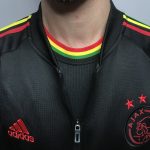 Casaco Jaqueta Ajax Bob Marley 2022 Preto Reggae Adidas - Imagem 5