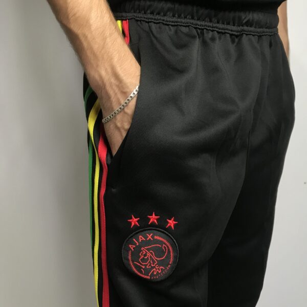 IMG_7858 Calça Longa Ajax Bob Marley 2022 Preto Reggae Adidas - Imagem 4