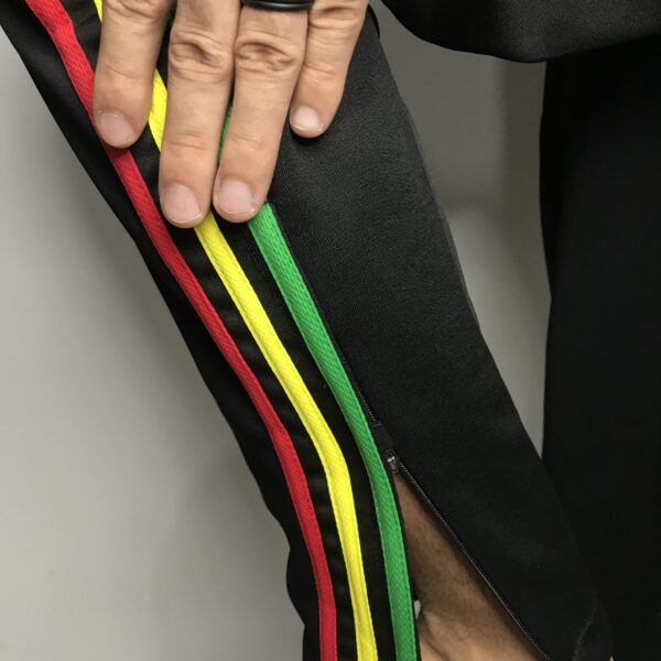 IMG_7861 Calça Longa Ajax Bob Marley 2022 Preto Reggae Adidas - Imagem 5