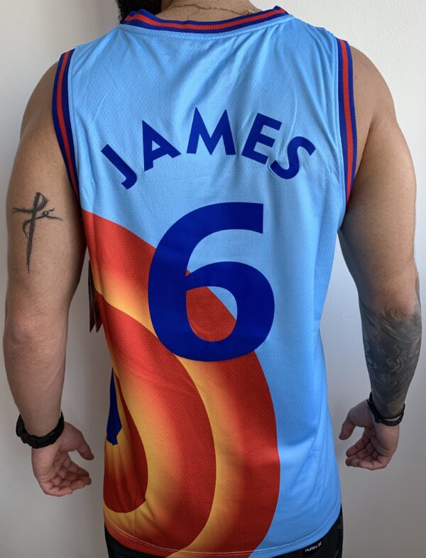 Camiseta Regata Basquete NBA Tune Squad Movie SPACE JAM 6 LeBron James - Imagem 4