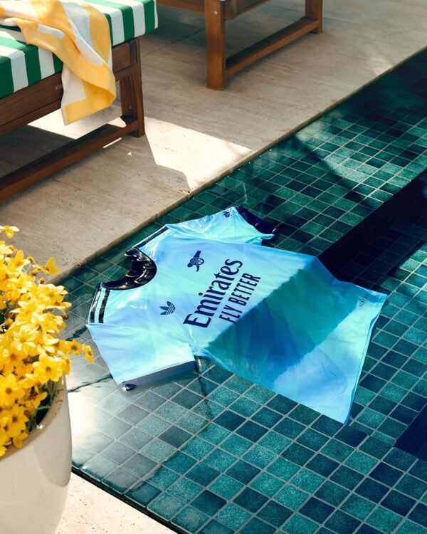 Camisa Arsenal Third Versão Torcedor 24/2025 Azul Piscina Adidas - Imagem 10