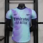 Camisa Arsenal Third Versão Jogador 24/2025 Azul Piscina Adidas - Imagem 17