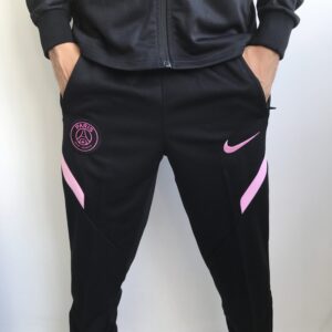 Calça Longa Slim Treino Paris Saint-Germain - PSG 2022 Preta Nike