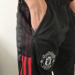 Meia Calça 3/4 Manchester United Preta e Vermelha 2022 Adidas - Imagem 4