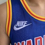 Camiseta Regata NBA Golden States Warriors Curry 30 Classic Edition Azul 2022 Nike - Imagem 6