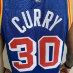 Camiseta Regata NBA Golden States Warriors Curry 30 Classic Edition Azul 2022 Nike - Imagem 11