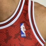 Camiseta Regata NBA Chicago Bulls Michell & Ness Bape 93 Vermelha - Imagem 5