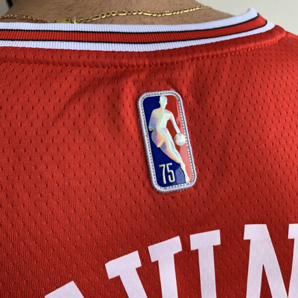 Camiseta Regata NBA Chicago Bulls Zach Lavine 8 Icon Edition Vermelha 2022 Nike - Imagem 8