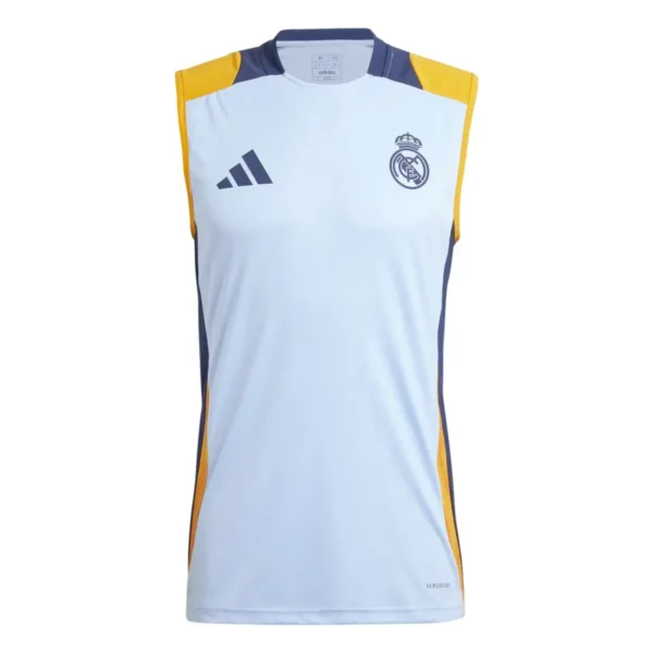 qdmiooiogopr Camisa Regata Real Madrid Treino 2025 Adidas - Imagem 1