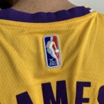 Camiseta Regata NBA  Los Angeles Lakers LeBron James 6 Icon Edition Amarela Diamantada 2022 Nike - Imagem 8