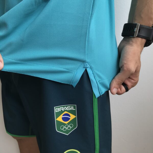 IMG_2688 Camisa Brasil Seleção Brasileira Viagem Verde Piscina 2022 Nike - Imagem 4