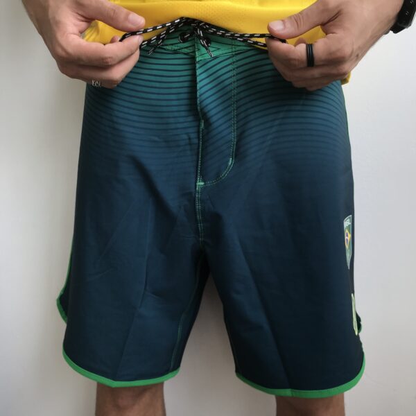 Bermuda Surf Hurley Brasil Seleção Brasileira Olímpica Olimpíadas Verde Escura - Imagem 3