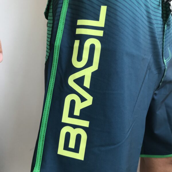Bermuda Surf Hurley Brasil Seleção Brasileira Olímpica Olimpíadas Verde Escura - Imagem 6