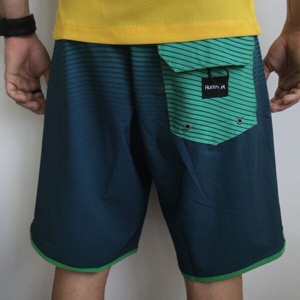 Bermuda Surf Hurley Brasil Seleção Brasileira Olímpica Olimpíadas Verde Escura - Imagem 7