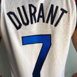 Camiseta Regata Basquete USA EUA Seleção Estados Unidos Durant 7 2020 Nike Branca - Imagem 10